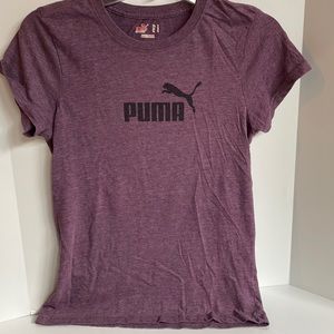 Puma super soft cap short sleeve fitted T-shirt size medium
